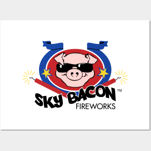 Sky Bacon Fireworks Posters and Art